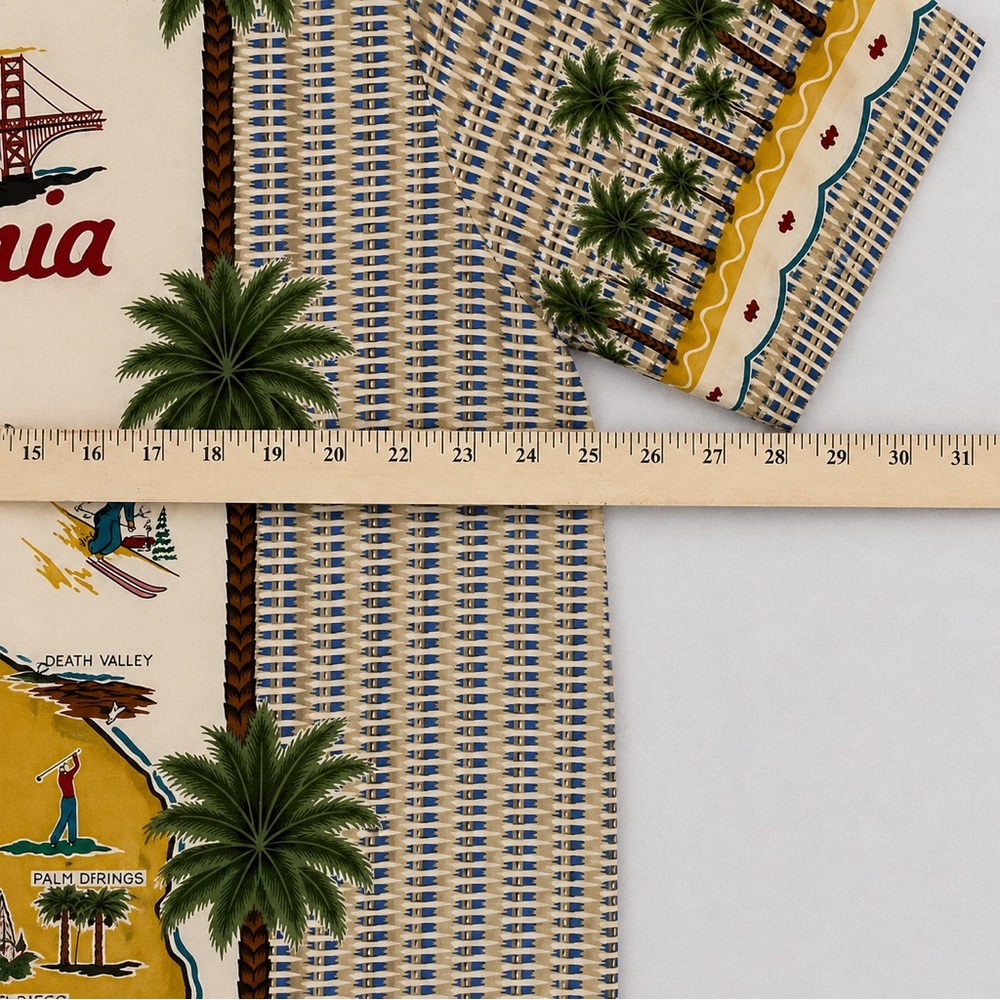 Reyn Spooner California Map Hawaiian Shirt XL Aloha Camp Shirt Vintage Y2K Retro - Picture 5 of 8